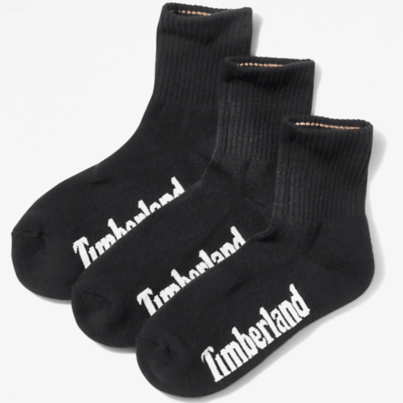Timberland - Lot de 3 Paires de chaussettes de Sport Mi-haute - A1X7P - 001 - 1