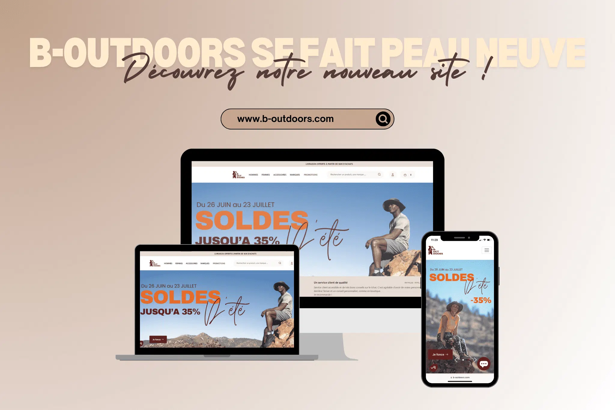 B-Outdoors se fait peau neuve : Découvrez notre nouveau site !