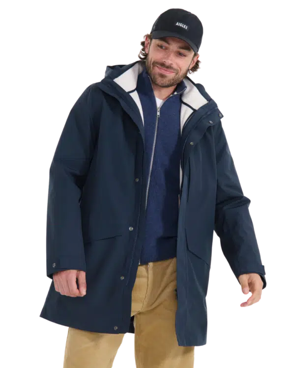 image_Aigle - Veste avec capuche mi-longue mtd Homme