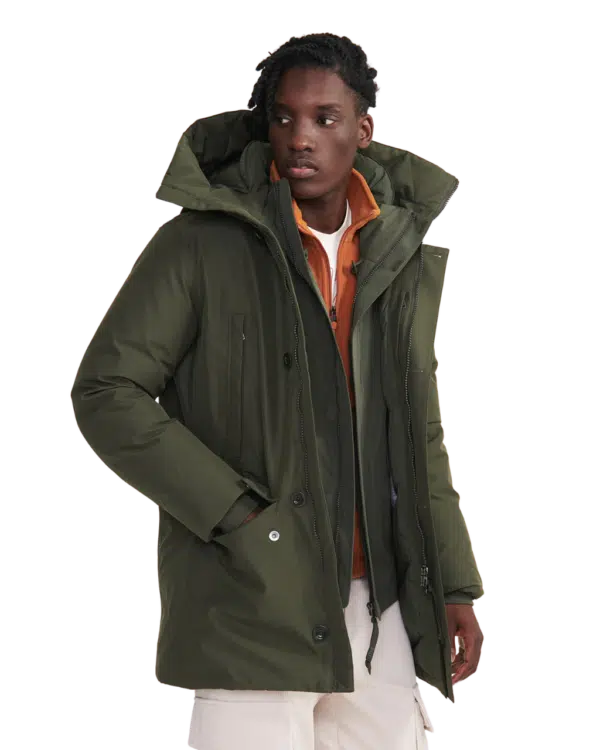 image_Aigle - Parka longue gore-tex à capuche ouate dupont sorona Homme