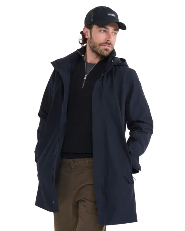 image_Aigle - Parka longue Gore-Tex à capuche retractable Homme